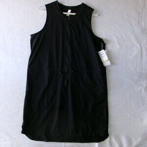 Zella Sleeveless Black Short Tank Day Dress Large NWT Nordstrom